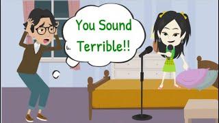 Mina Sound Very Terrible - Animated Story - Mina English - Normal English - improve English