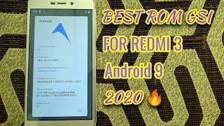 How to Install Custom Rom GSI ArrowOS Android 9 Redmi 3/Pro