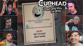 Gamers Reactions to Dr. Kahl's Robot (BOSS) No Progress Made | Cuphead