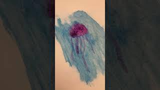 Watercolor a jellyfish with me! #watercolor #art