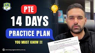 PTE 14 Days Practice Plan 2024 | Tips, Tricks and Strategies | Important Tasks | Language Academy