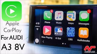 AUDI 8V A3 - MMi Integrated Apple CarPlay demonstration video - Naviplus