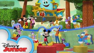 Mickey Mash-up! | Theme Song | Mickey Mouse Funhouse | Mickey Mouse Clubhouse | @disneyjr