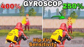 400%VS250% Gyro  How To Improve Hip Fire Sensitivity And Headshot In Bgmi/Pubg