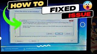 Fix: A Required CD/DVD Drive Device Driver is Missing Error Message When Installing Win 7 From a USB