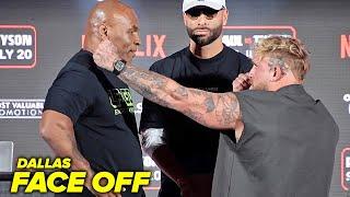 Mike Tyson & Jake Paul have AGGRESSIVE second FACE OFF after HEATED PRESS CONFERENCE