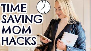 18 TIME SAVING MOM HACKS TO MAKE YOUR LIFE EASIER! MOM HACKS | Emily Norris AD