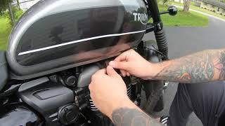 Changing Spark Plugs on your Triumph Twin! // 4k