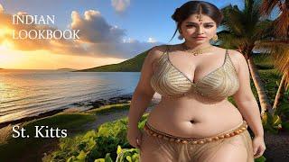 4K AI Art Indian Lookbook Meets St. Kitts