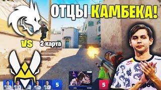 МЕГА КАМБЕК!! Полный Матч - SPIRIT vs VITALITY - DUST2 | BLAST Premier Spring Final 2024