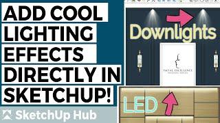 How To Light Your SketchUp Render/Elevation - Non Photoreal!