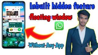 how to create floating window on Android || how to create multi window without any application