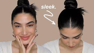 5 MINUTE "MODEL OFF-DUTY" SLEEK BUN