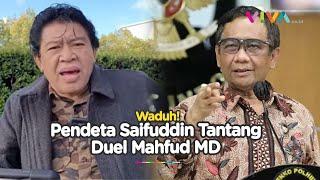 Panas! Pendeta Saifuddin Tantang Mahfud MD Duel Carok