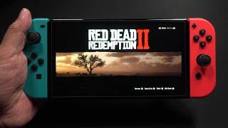 Red Dead Redemption 2 on the Nintendo Switch OLED