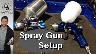 How to set up your paint gun.