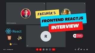 Fresher's Frontend Interview   | JavaScript | #reactjs (Mock) [Most Asked Questions -2023]