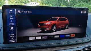 2025 Acura MDX Tutorials - How To Change The On-Screen MDX Color