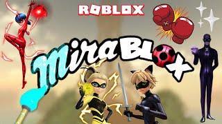 *ÉPICO* LUTEI USANDO OS PODERES DE MIRACULOUS!!! (MiraBlox) - Roblox