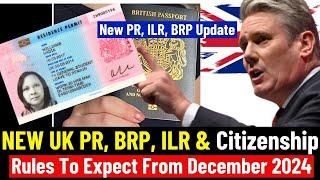 New UK BRP, ILR PR and Citizenship Rules To Expect From December 2024: UK Settled Status Updates