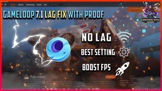 Gameloop 7.1 LAG FIX [Latest Version] Rendering Fix | Maximum Performance Unlock BOOST More FPS  |