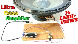 DIY Powerful Ultra Bass Audio Amplifier | Amplifier 4440 IC - Simple Way