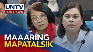 Umano’y maling gamit sa 2022 confidential funds, impeachable offense ayon kay Rep. Castro