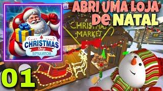 ABRI UMA LOJA DE NATAL / CHRISTMAS SHOP SIMULATOR #christmasshopsimulator