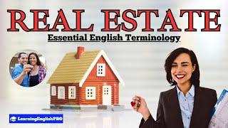 ️ Real Estate for Beginners: Essential English Terminology! #realestate #realestateagent #property