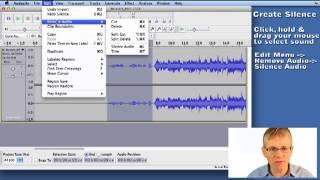 20 How to Create Silence - Video Guide to Audacity