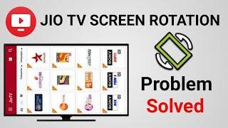 How to Set Orientation of Android TV | JioTV Screen Rotation Problem