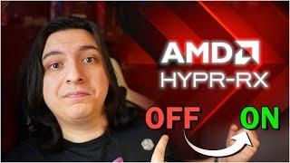 PROBANDO el HYPR-RX de AMD: ¿MÁS FPS GRATIS CON UN CLIC? ¿Realmente funciona? | Análisis en detalle.