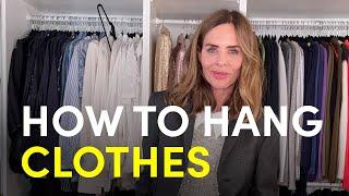 Closet Confessions: How To Hang Your Clothes | Fashion Haul | Trinny