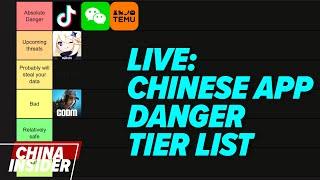 Live: Chinese Apps Danger Tierlist / Q&A, reading comments from videos