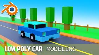 Low-poly Car Modeling in Blender | Easy & Fast | AniSculpt