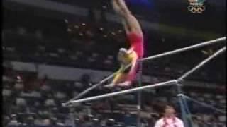 Ling Jie - 2000 Olympics Team Finals - Uneven Bars