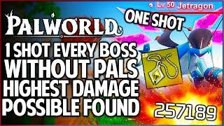 Palworld - This is BIG - How to Kill ANYTHING in 1 Hit - Highest Damage Possible - Attack Guide!