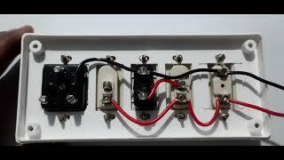 Electric Board Wiring Connection | How To Make An Extension Board