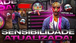 SENSI PARA NOVA ATUALIZAÇÃO‼️ A MELHOR SENSIBILIDADE PARA SUBIR CAPA No FREE FIRE ATUALIZADA!!