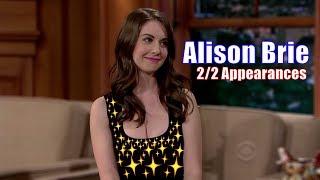 Alison Brie - Is Giving Craig Ferguson A Hard Time - 2/2 Appearances In Chron. Order [1080]