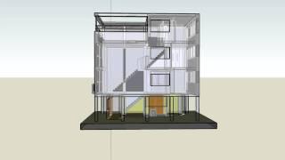 Corbusier - Maison Citrohan 3D (Sketchup)