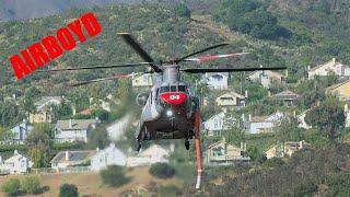 BFS Chinook CH-47D "Anne Bonny" • Dove Canyon Reservoir • Airport Fire Response