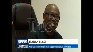 Peter Obi visits victims of Ibadan blast + more stories [News Update @ 6 P.M]