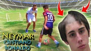 MS2  vs Aladdin (PERDEU RASPA A CABEÇA) DESAFIOS DE FUTEBOL