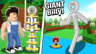 I Built a GIANT BILLY Mech In Build a Boat! *Stomp ANYTHING!*