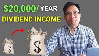 How to create a $20,000 annual dividend stream over 10 years