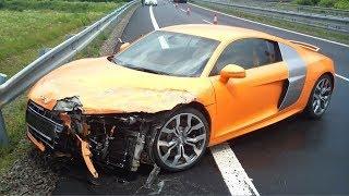 Audi R8 Crashes | Аварии Ауди Р8