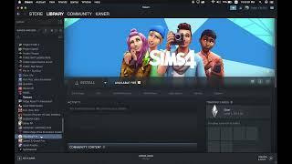 how to add the sims 4 though steam for origin on mac