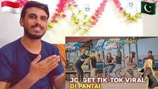 JOGET TIK-TOK VIRAL DIPANTAI, CIWI CANTIK AUTO SYNDROME #Pakistani reaction