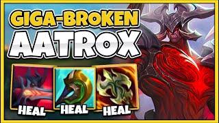 WTF?! ONE AATROX AUTO = FULL HEALTH INSTANTLY! SEASON 11 AATROX TOP GAMEPLAY - League of Legends